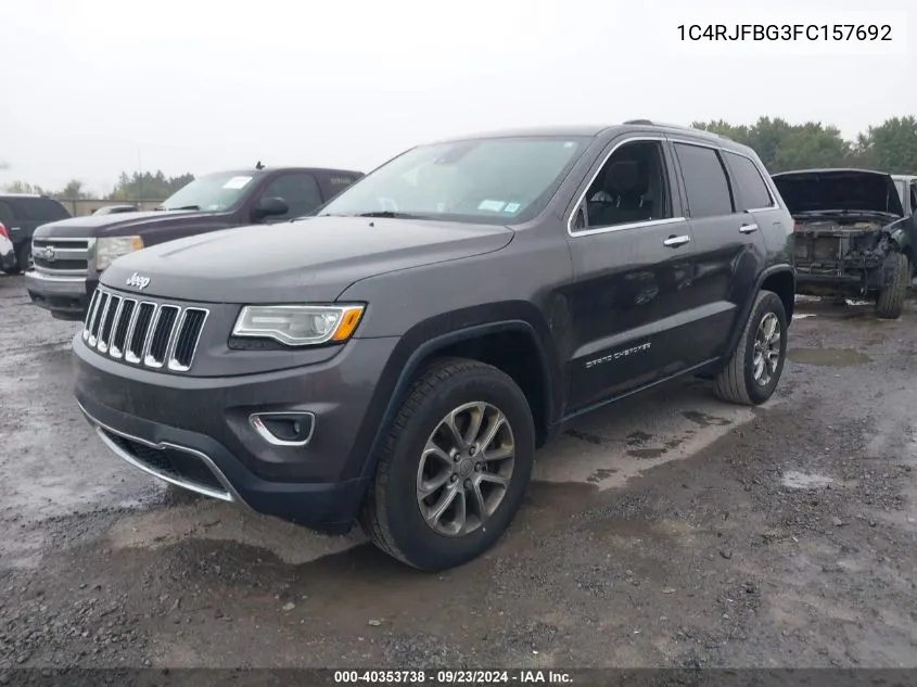 1C4RJFBG3FC157692 2015 Jeep Grand Cherokee Limited