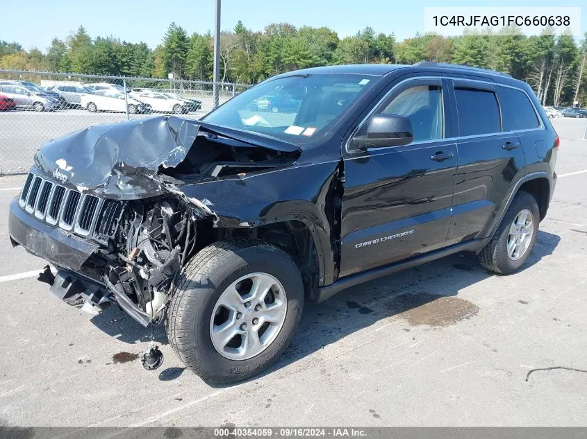 2015 Jeep Grand Cherokee Laredo VIN: 1C4RJFAG1FC660638 Lot: 40354059