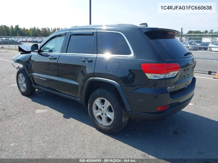 2015 Jeep Grand Cherokee Laredo VIN: 1C4RJFAG1FC660638 Lot: 40354059