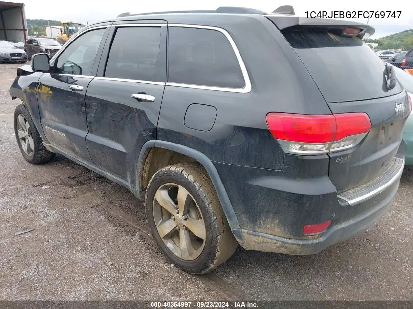 1C4RJEBG2FC769747 2015 Jeep Grand Cherokee Limited