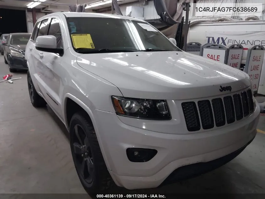 2015 Jeep Grand Cherokee Laredo VIN: 1C4RJFAG7FC638689 Lot: 40361139