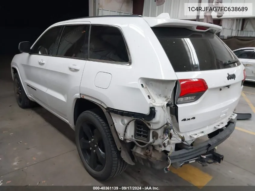 1C4RJFAG7FC638689 2015 Jeep Grand Cherokee Laredo