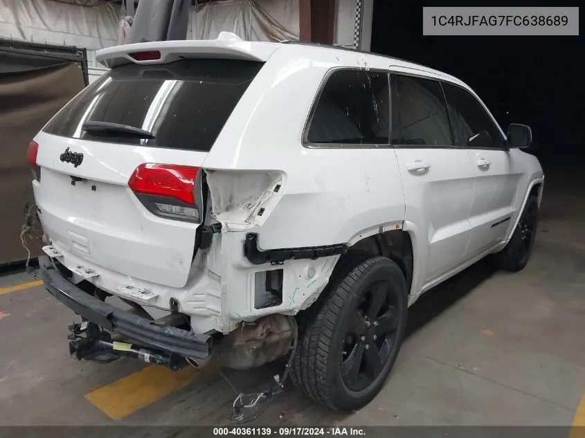 1C4RJFAG7FC638689 2015 Jeep Grand Cherokee Laredo