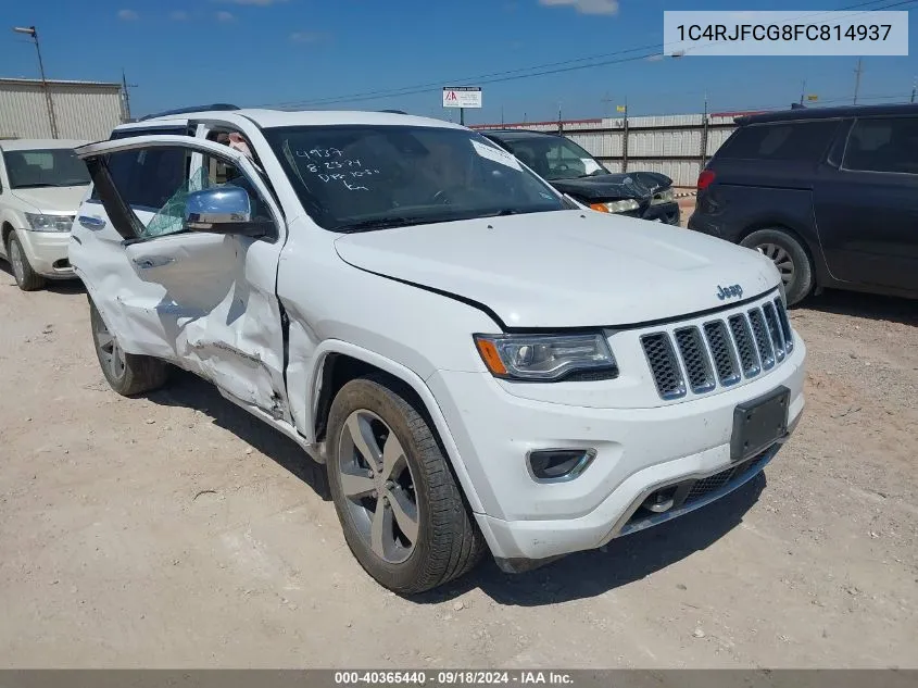 2015 Jeep Grand Cherokee Overland VIN: 1C4RJFCG8FC814937 Lot: 40365440