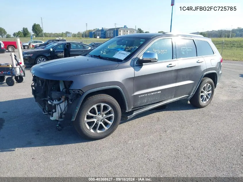 1C4RJFBG2FC725785 2015 Jeep Grand Cherokee Limited