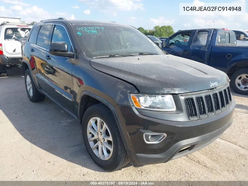 2015 Jeep Grand Cherokee Laredo VIN: 1C4RJEAG2FC914948 Lot: 40375197