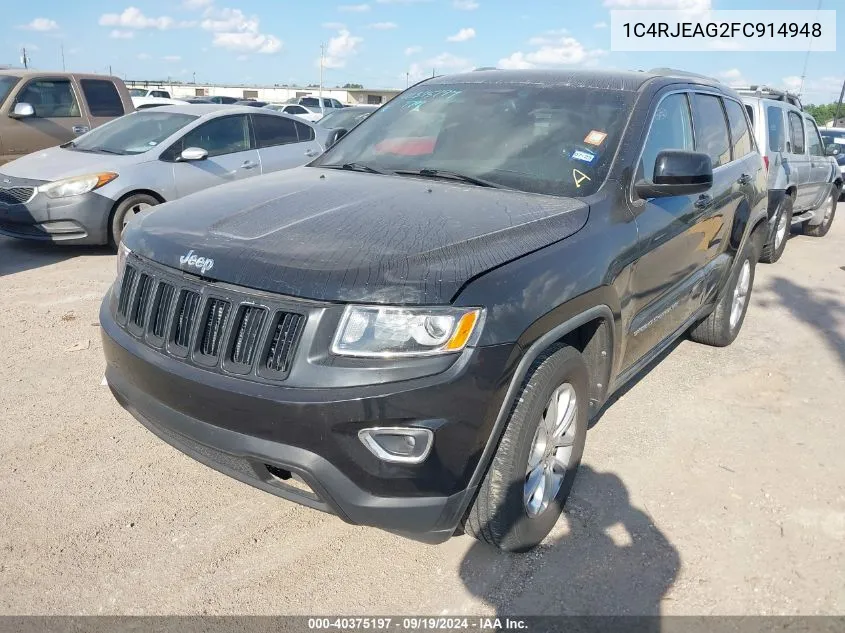 2015 Jeep Grand Cherokee Laredo VIN: 1C4RJEAG2FC914948 Lot: 40375197