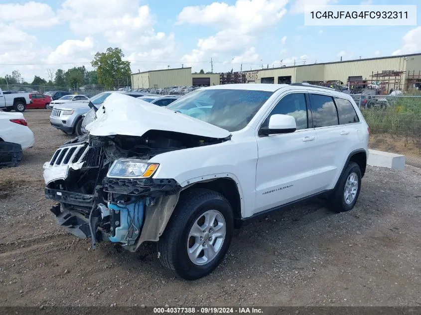 1C4RJFAG4FC932311 2015 Jeep Grand Cherokee Laredo