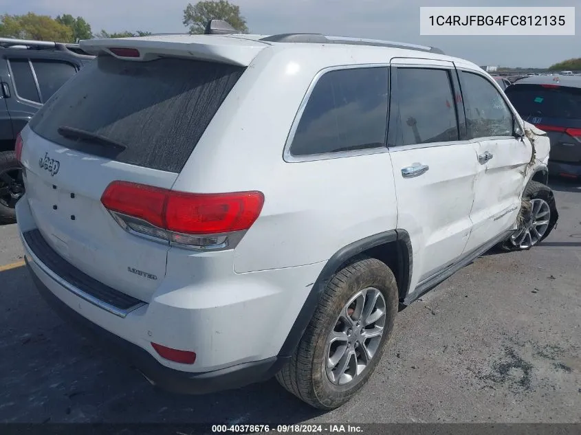 1C4RJFBG4FC812135 2015 Jeep Grand Cherokee Limited