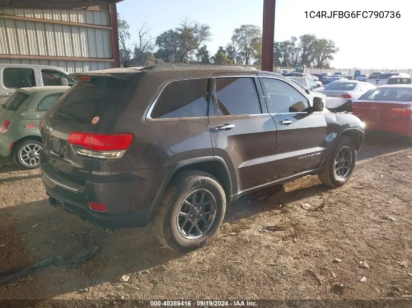 1C4RJFBG6FC790736 2015 Jeep Grand Cherokee Limited