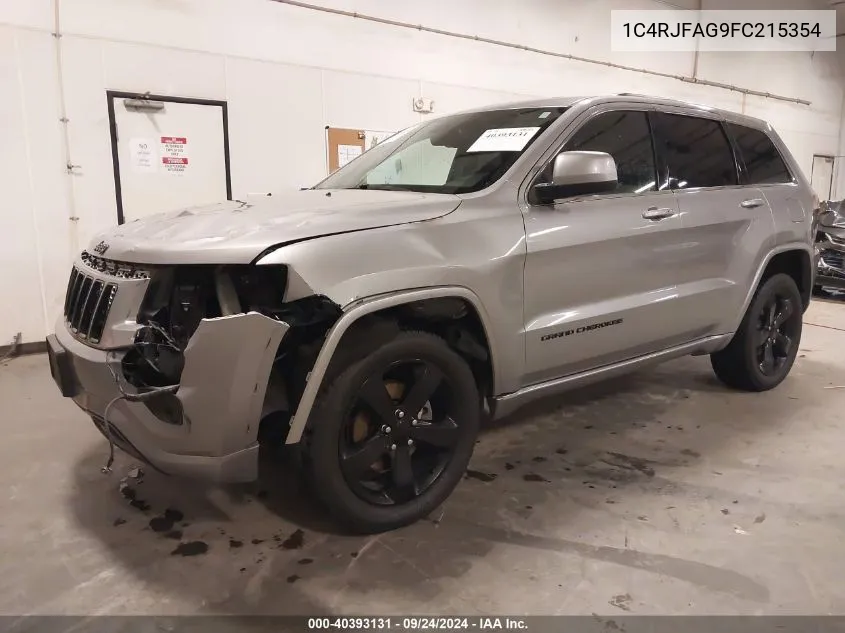 2015 Jeep Grand Cherokee Altitude VIN: 1C4RJFAG9FC215354 Lot: 40393131