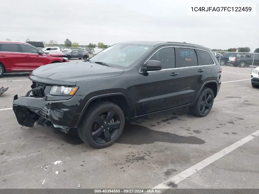 2015 Jeep Grand Cherokee Altitude VIN: 1C4RJFAG7FC122459 Lot: 40394585