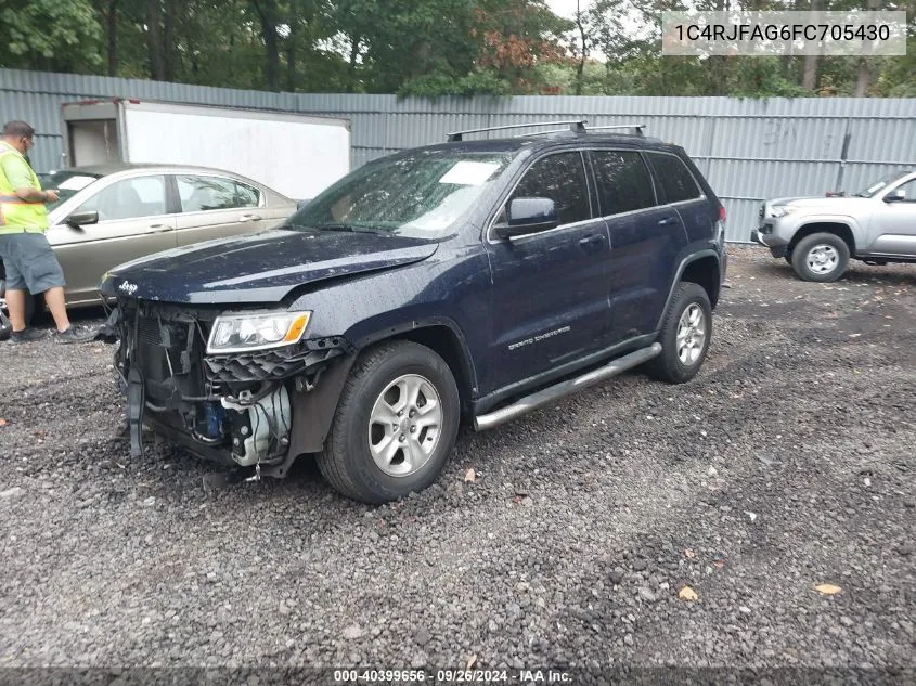 2015 Jeep Grand Cherokee Laredo VIN: 1C4RJFAG6FC705430 Lot: 40399656