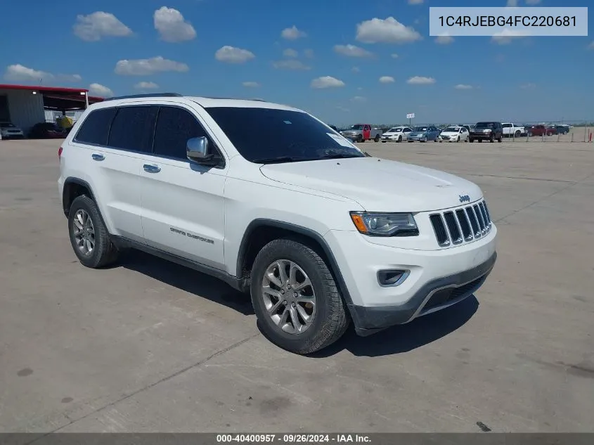 1C4RJEBG4FC220681 2015 Jeep Grand Cherokee Limited