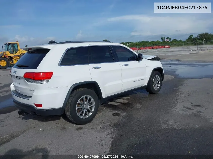 1C4RJEBG4FC217876 2015 Jeep Grand Cherokee Limited