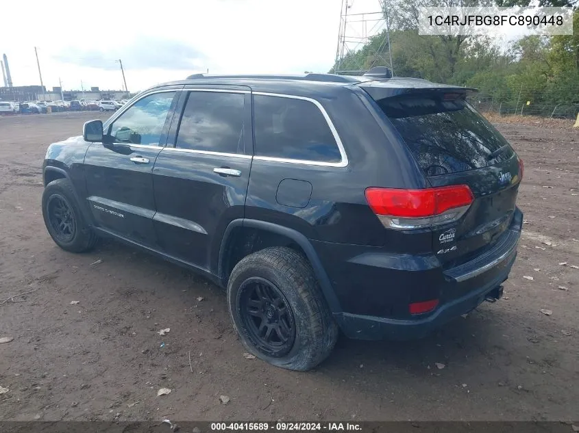 1C4RJFBG8FC890448 2015 Jeep Grand Cherokee Limited