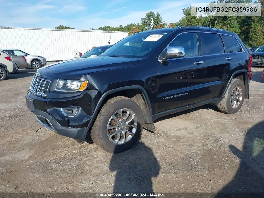 1C4RJFBG2FC859986 2015 Jeep Grand Cherokee Limited