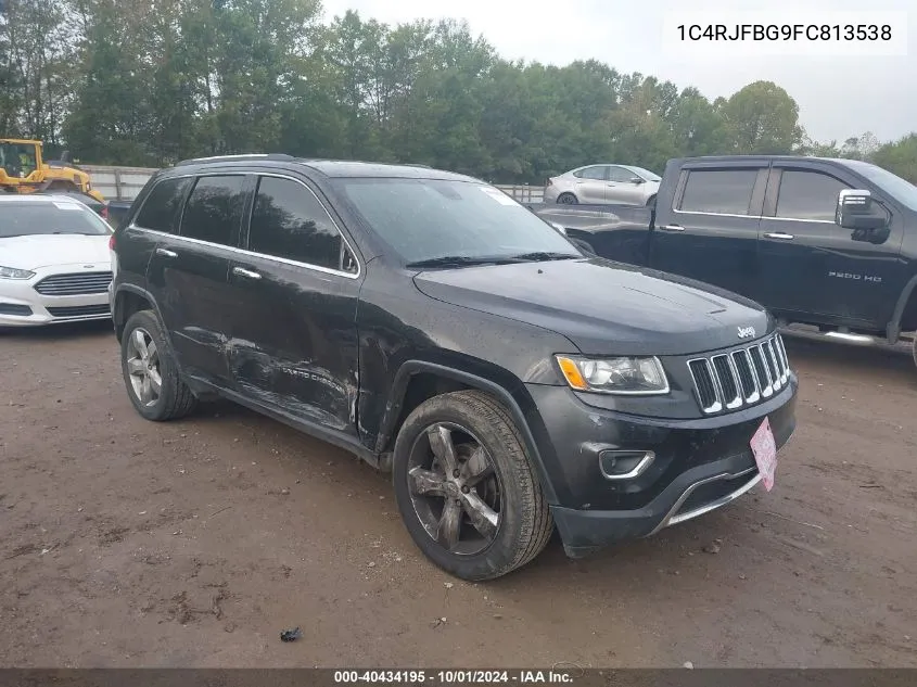 1C4RJFBG9FC813538 2015 Jeep Grand Cherokee Limited