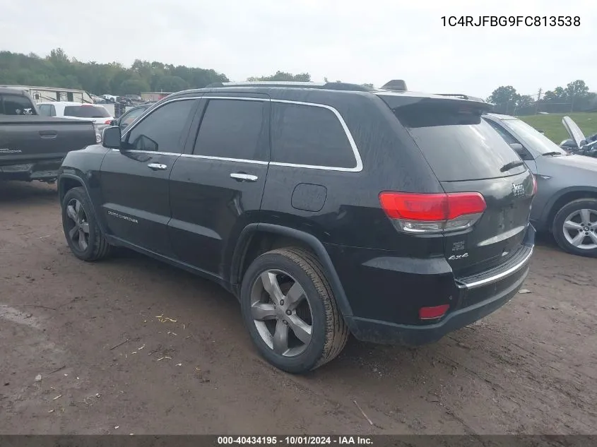 1C4RJFBG9FC813538 2015 Jeep Grand Cherokee Limited