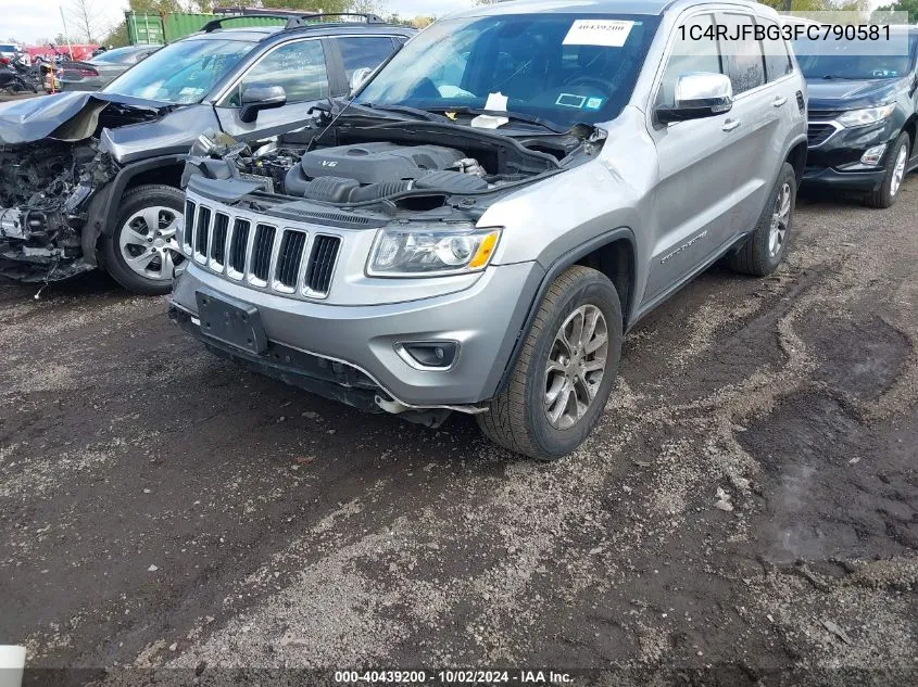 1C4RJFBG3FC790581 2015 Jeep Grand Cherokee Limited