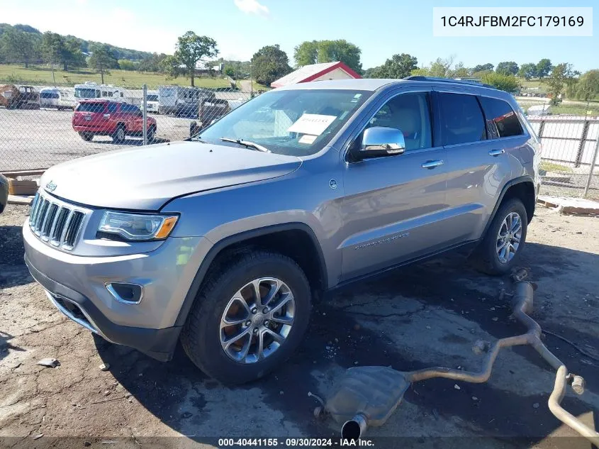 1C4RJFBM2FC179169 2015 Jeep Grand Cherokee Limited