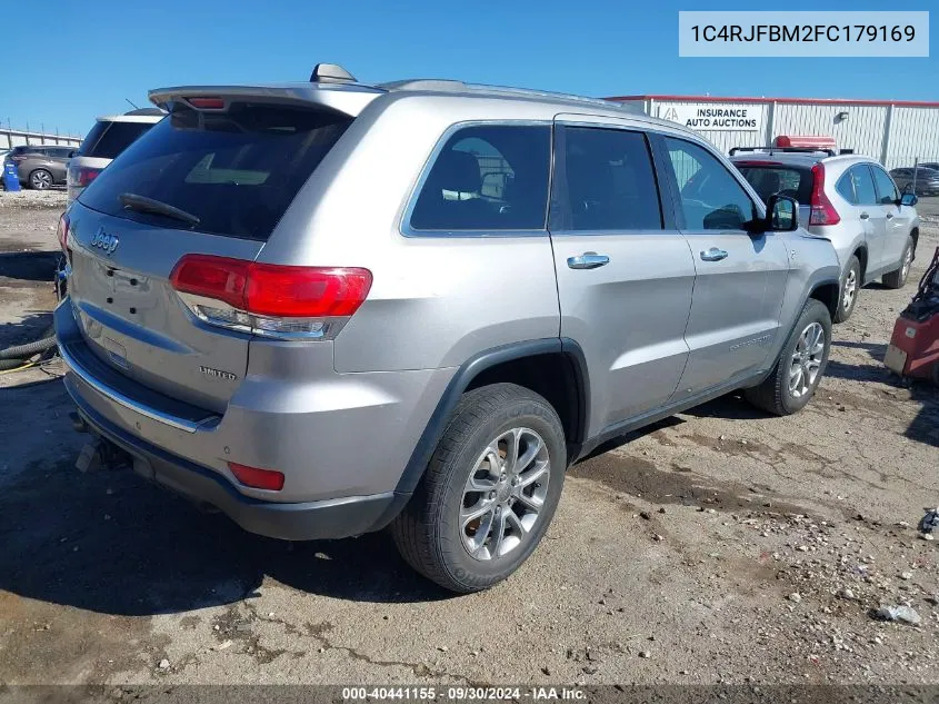 1C4RJFBM2FC179169 2015 Jeep Grand Cherokee Limited