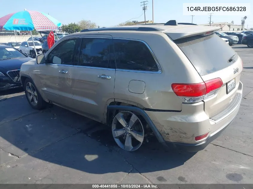 2015 Jeep Grand Cherokee Limited VIN: 1C4RJEBG5FC686328 Lot: 40441855