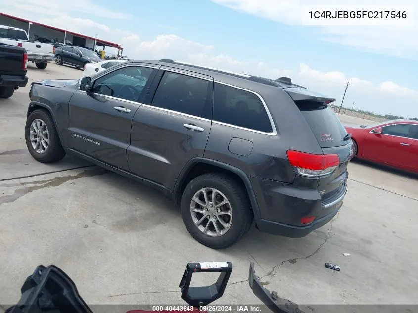 1C4RJEBG5FC217546 2015 Jeep Grand Cherokee Limited