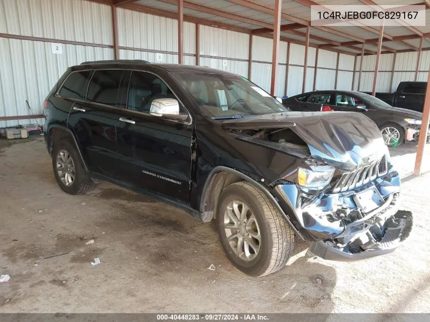 1C4RJEBG0FC829167 2015 Jeep Grand Cherokee Limited