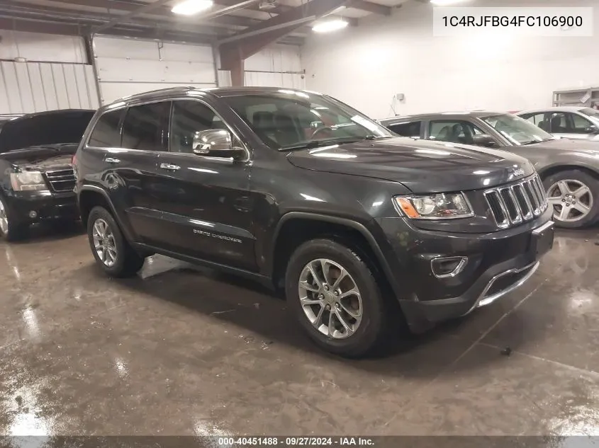 1C4RJFBG4FC106900 2015 Jeep Grand Cherokee Limited