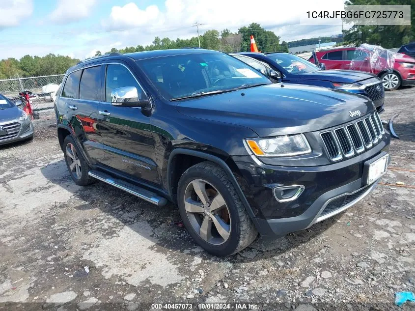 2015 Jeep Grand Cherokee Limited VIN: 1C4RJFBG6FC725773 Lot: 40457073