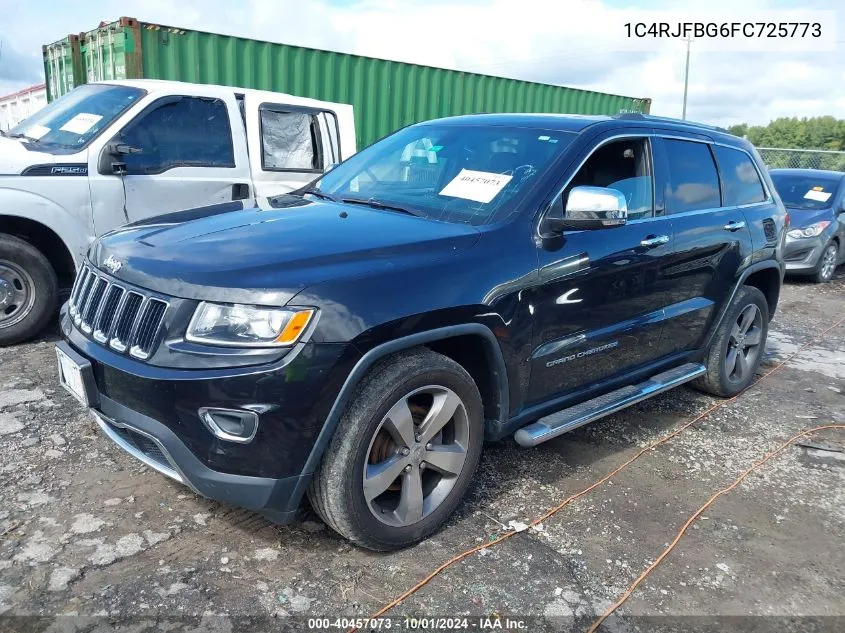 2015 Jeep Grand Cherokee Limited VIN: 1C4RJFBG6FC725773 Lot: 40457073