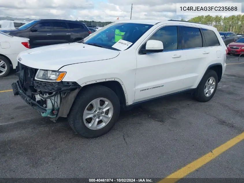 1C4RJEAG3FC235688 2015 Jeep Grand Cherokee Laredo