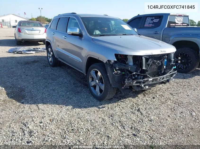 1C4RJFCGXFC741845 2015 Jeep Grand Cherokee Overland