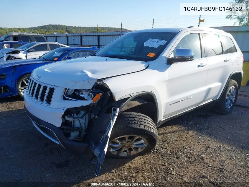 2015 Jeep Grand Cherokee Limited VIN: 1C4RJFBG9FC146132 Lot: 40466207