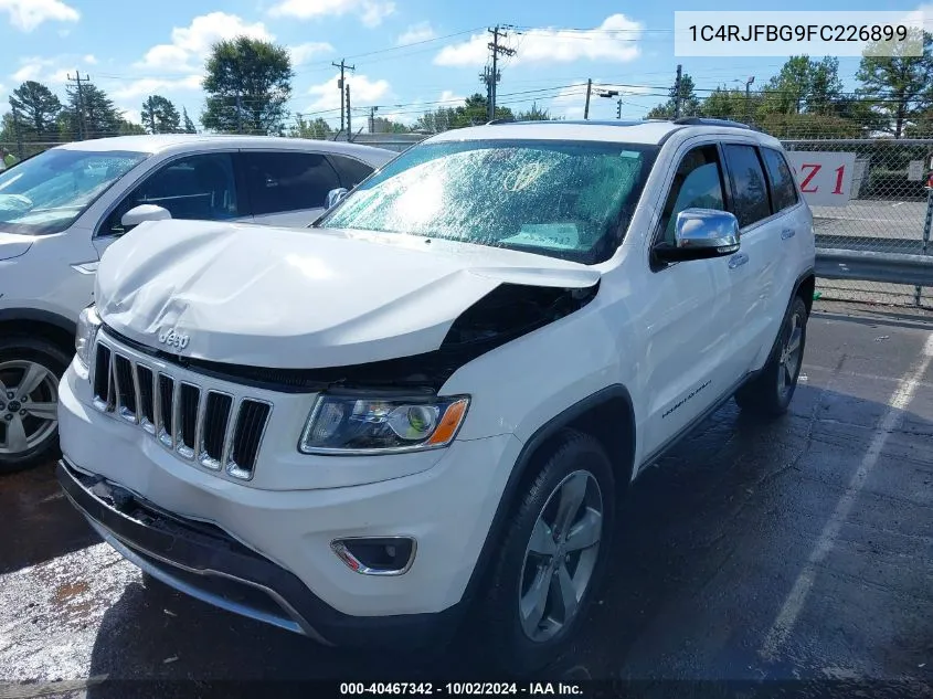 2015 Jeep Grand Cherokee Limited VIN: 1C4RJFBG9FC226899 Lot: 40467342