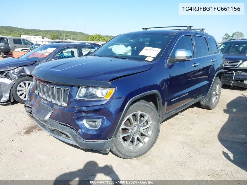 2015 Jeep Grand Cherokee Limited VIN: 1C4RJFBG1FC661156 Lot: 40473353