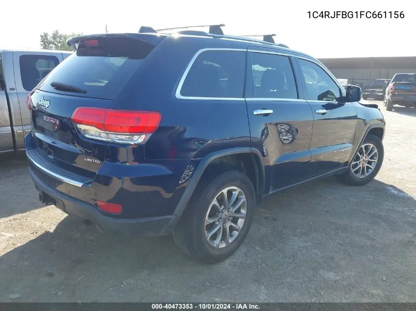 1C4RJFBG1FC661156 2015 Jeep Grand Cherokee Limited