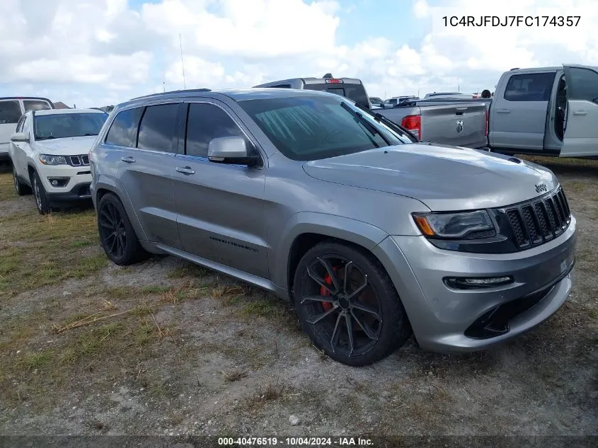 2015 Jeep Grand Cherokee Srt VIN: 1C4RJFDJ7FC174357 Lot: 40476519