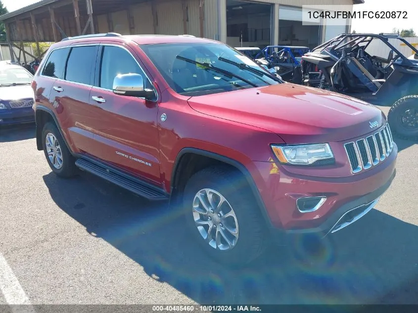 2015 Jeep Grand Cherokee Limited VIN: 1C4RJFBM1FC620872 Lot: 40485460