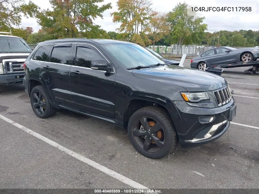 1C4RJFCG4FC117958 2015 Jeep Grand Cherokee High Altitude