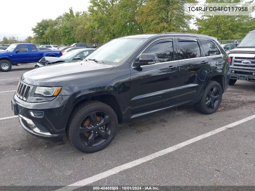 1C4RJFCG4FC117958 2015 Jeep Grand Cherokee High Altitude