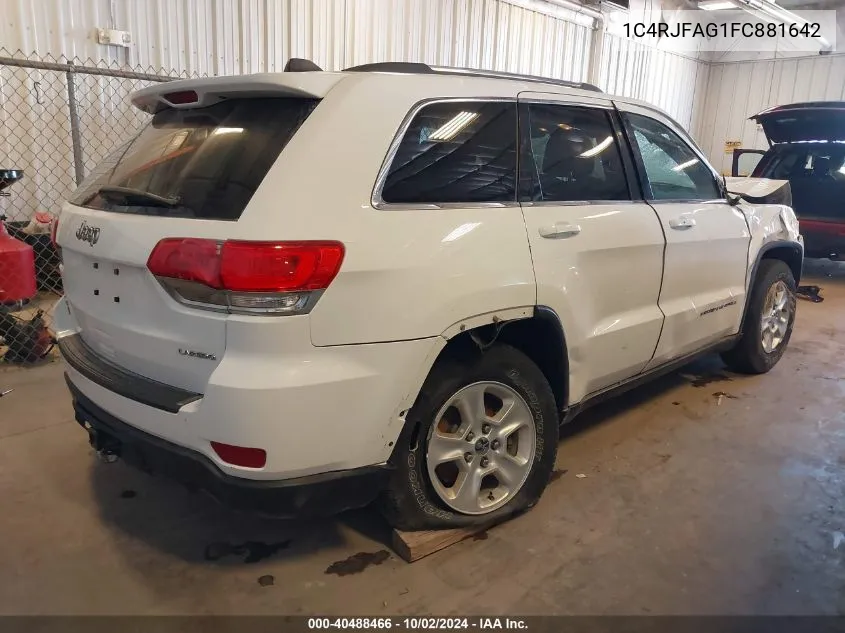 1C4RJFAG1FC881642 2015 Jeep Grand Cherokee Laredo