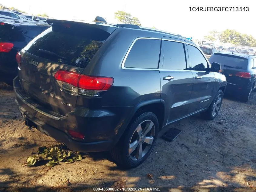 1C4RJEBG3FC713543 2015 Jeep Grand Cherokee Limited