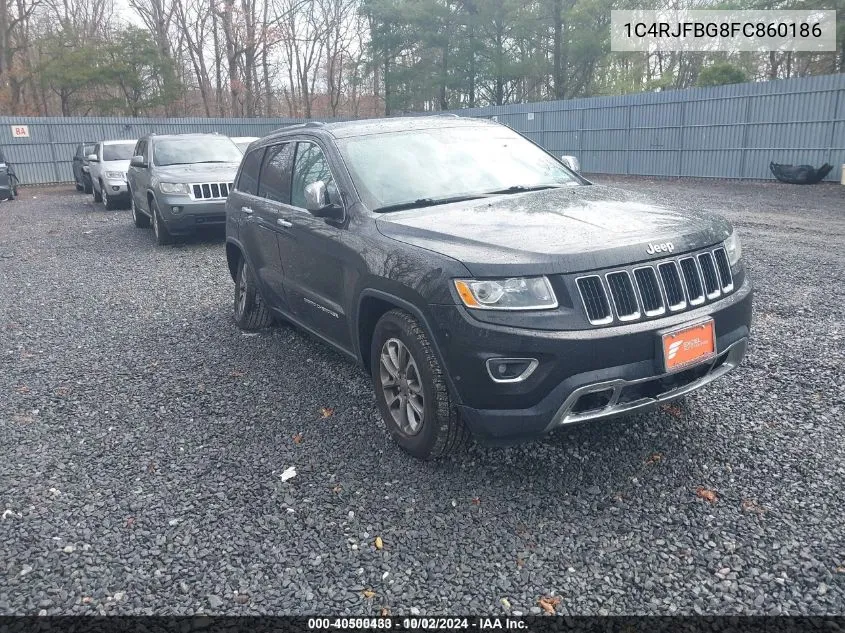 2015 Jeep Grand Cherokee Limited VIN: 1C4RJFBG8FC860186 Lot: 40500433