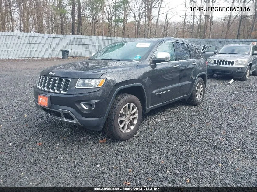 2015 Jeep Grand Cherokee Limited VIN: 1C4RJFBG8FC860186 Lot: 40500433