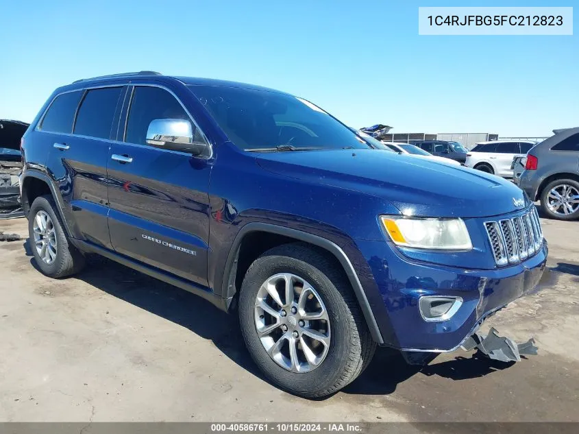 2015 Jeep Grand Cherokee Limited VIN: 1C4RJFBG5FC212823 Lot: 40586761