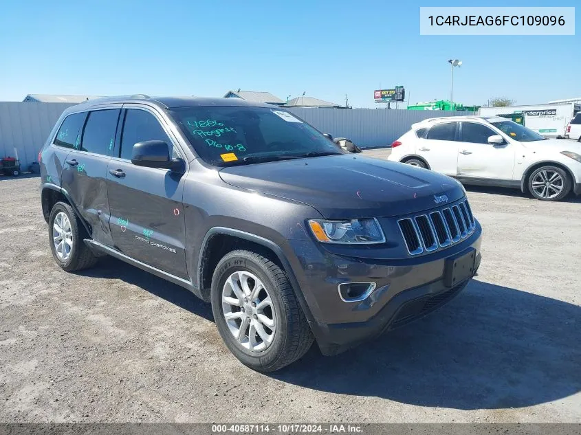 2015 Jeep Grand Cherokee Laredo VIN: 1C4RJEAG6FC109096 Lot: 40587114