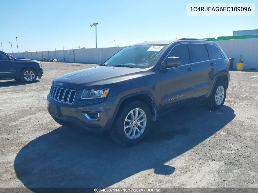 2015 Jeep Grand Cherokee Laredo VIN: 1C4RJEAG6FC109096 Lot: 40587114