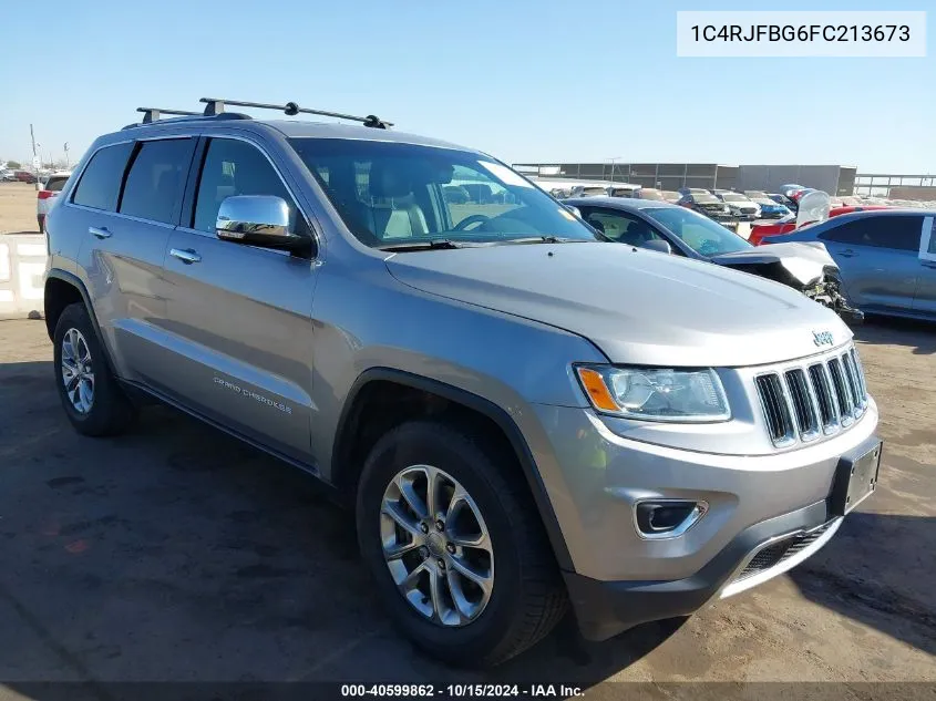 2015 Jeep Grand Cherokee Limited VIN: 1C4RJFBG6FC213673 Lot: 40599862